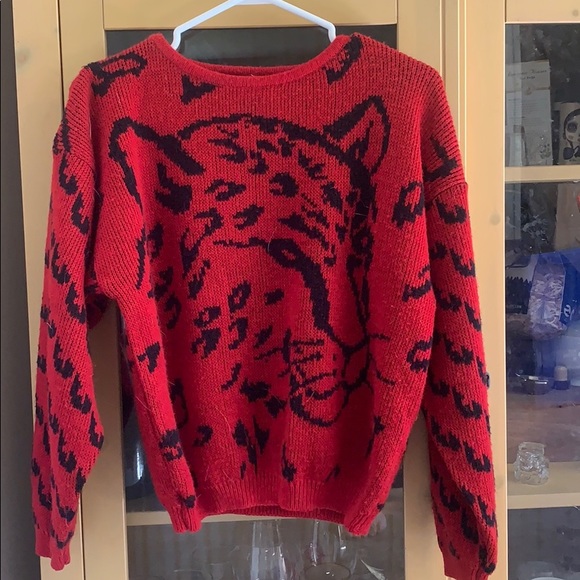 Vintage leopard sweater - Picture 2 of 2